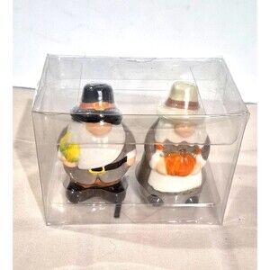 Publix Fall Thanksgiving Salt & Pepper Shaker Set Ceramic NIB